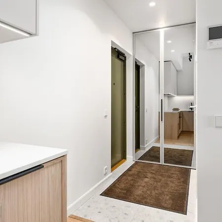 New Designer 1br In Marati Kvartal With Patio Korter